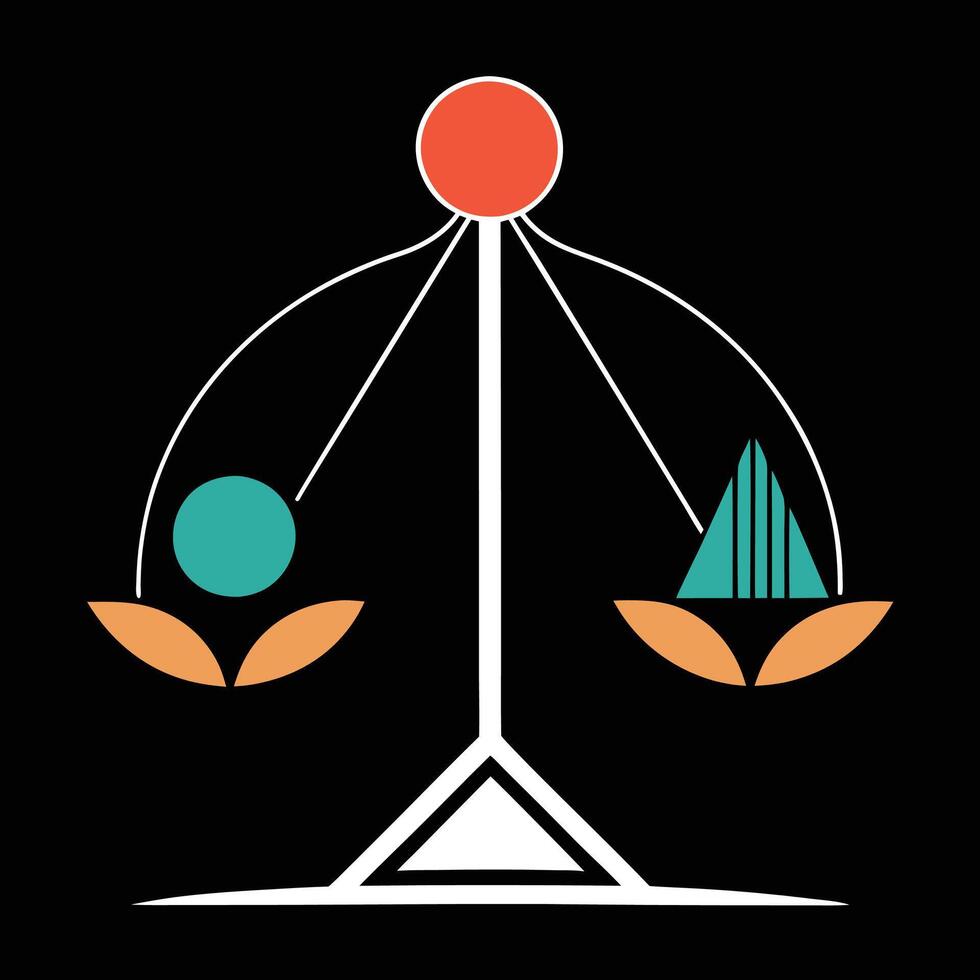 The balance of the universe vector