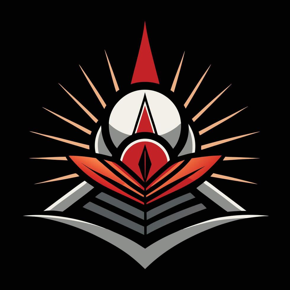 The logo for the team is a red and black design vector
