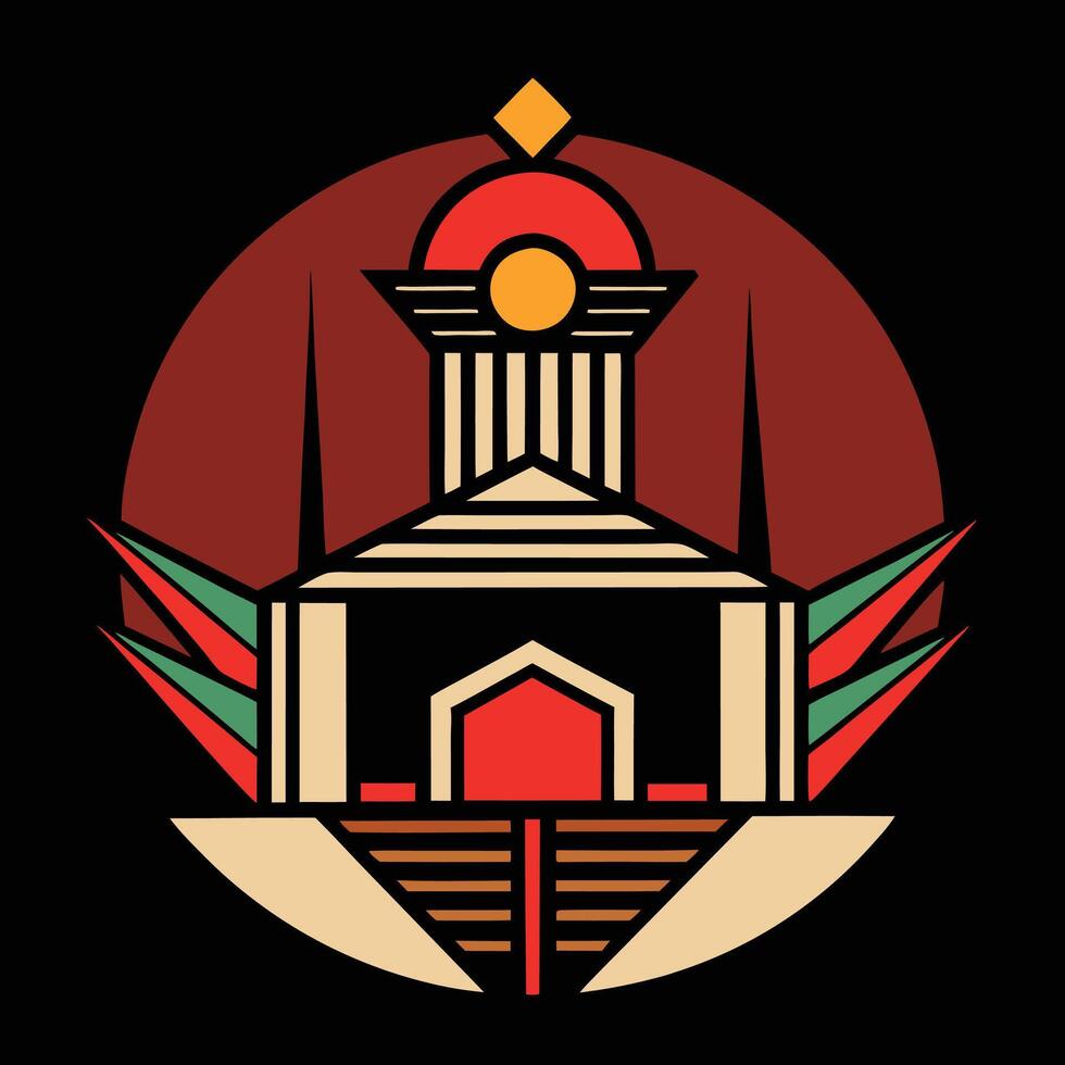 The logo for the university of miami vector