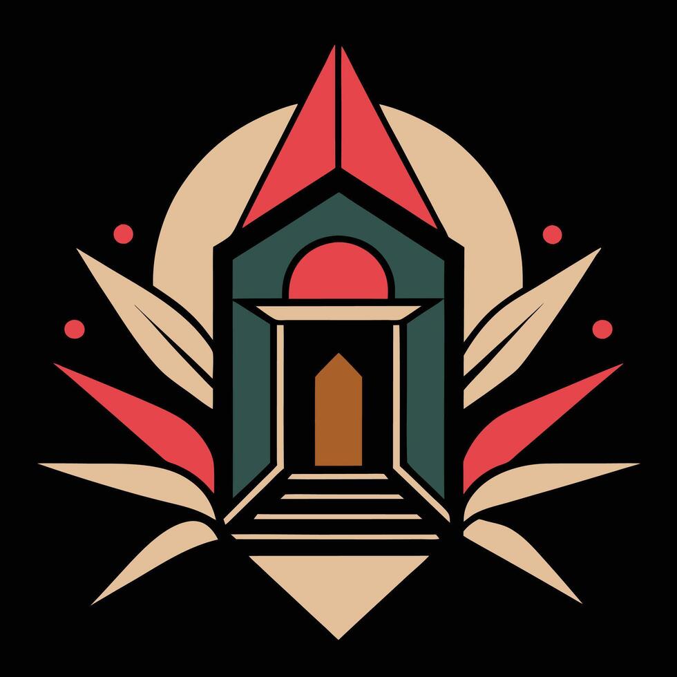 A logo for a tattoo shop vector