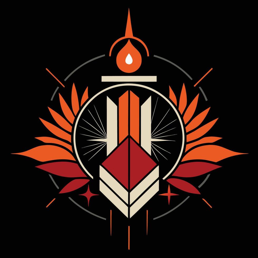 The logo for the game is shown on a black background vector