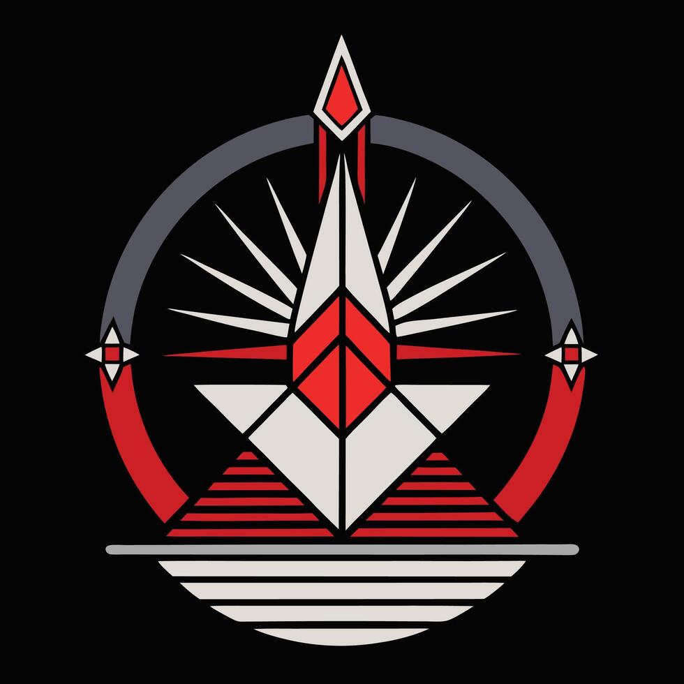 The logo for the game is a red and white star vector