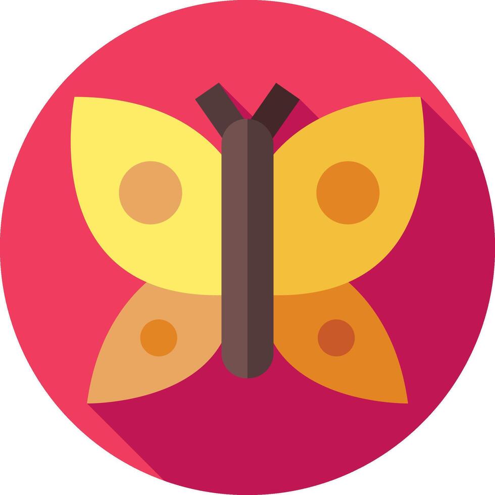 Butterfly icon flat design illustration vector
