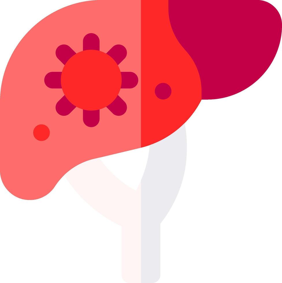 Liver health icon vector