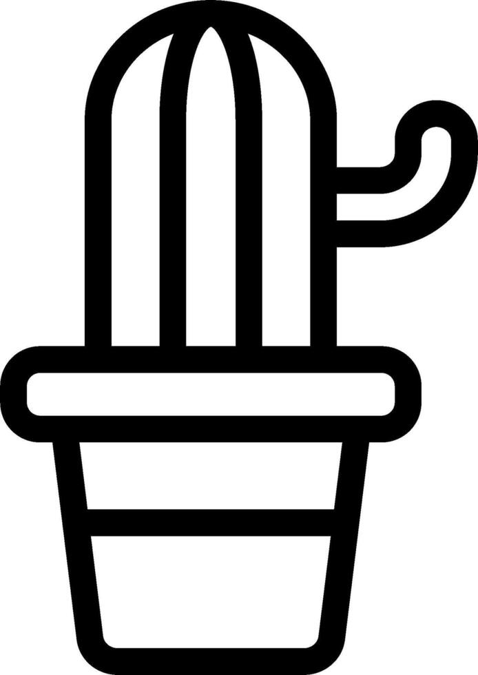Cactus plant icon illustration vector