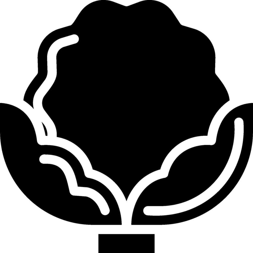 A black and white illustration of a flower vector