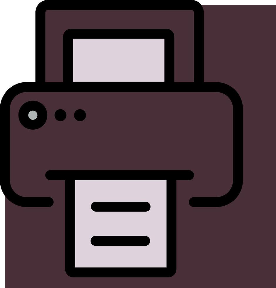 Printer icon on a white background vector