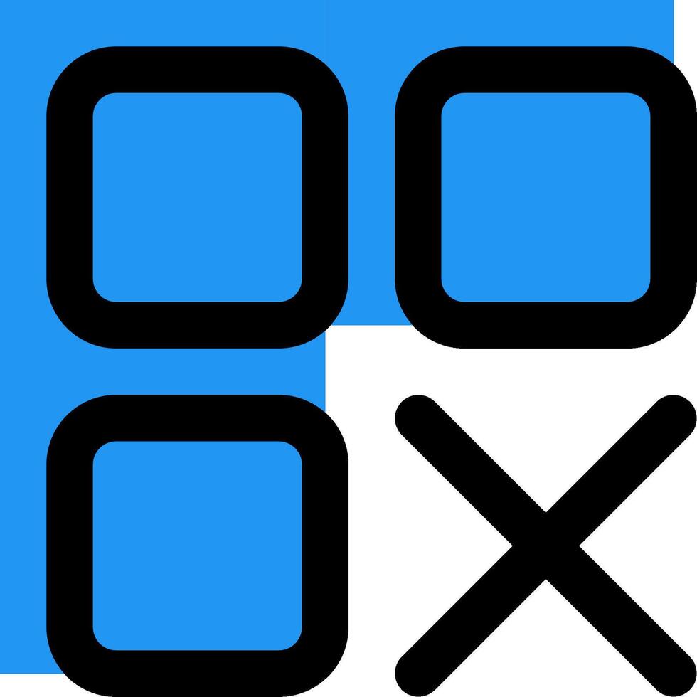 Tic tac toe - free online game vector