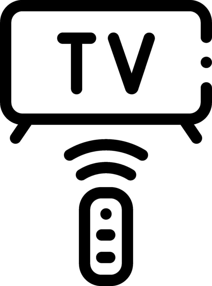 Tv remote control icon vector