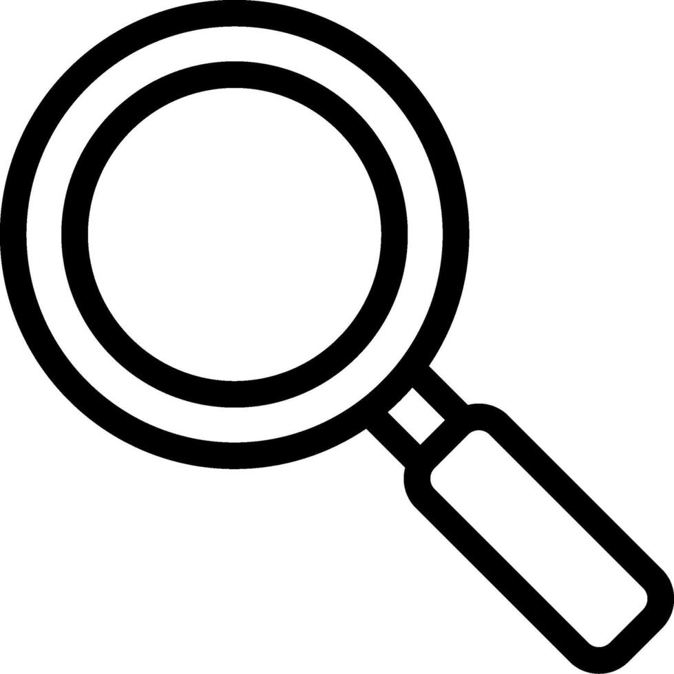 Magnifying glass icon vector