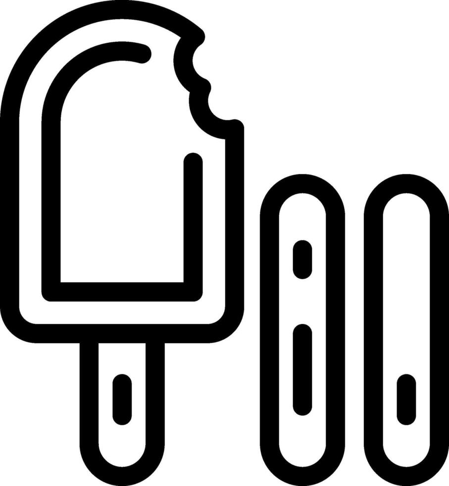 Ice cream icon illustration vector