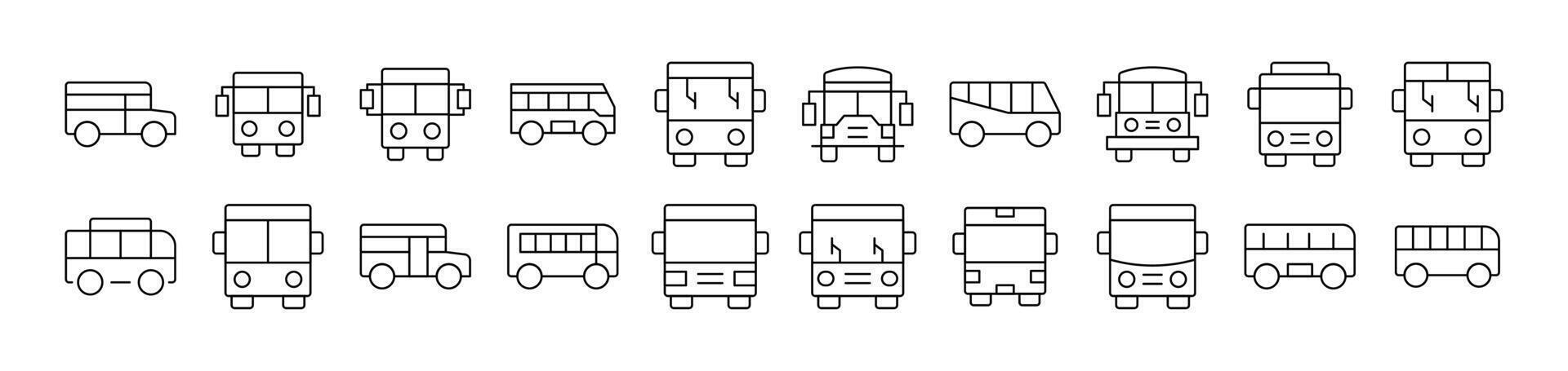 Outline Icon Collection. Editable Stroke. Perfect for Infographics, Articles, Books, Flyers, Banners vector