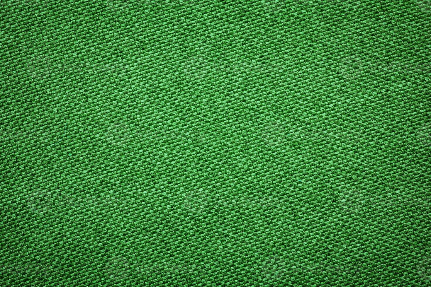 linen fabric texture, green canvas as background photo