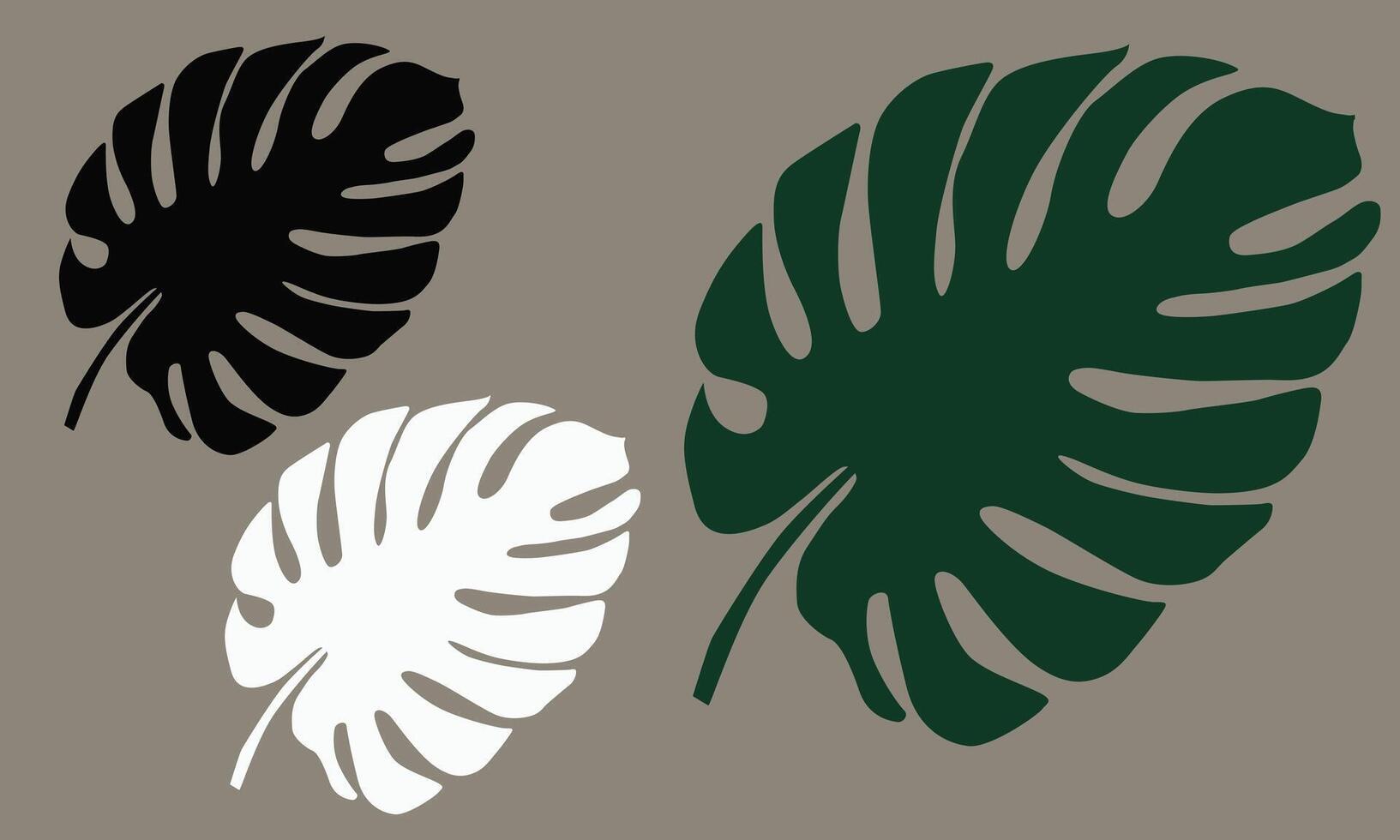 Biomorphism set leaves with many holes vector