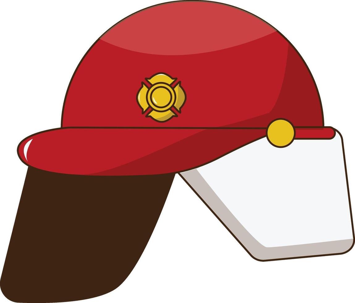 Fireman helmet clip art vector