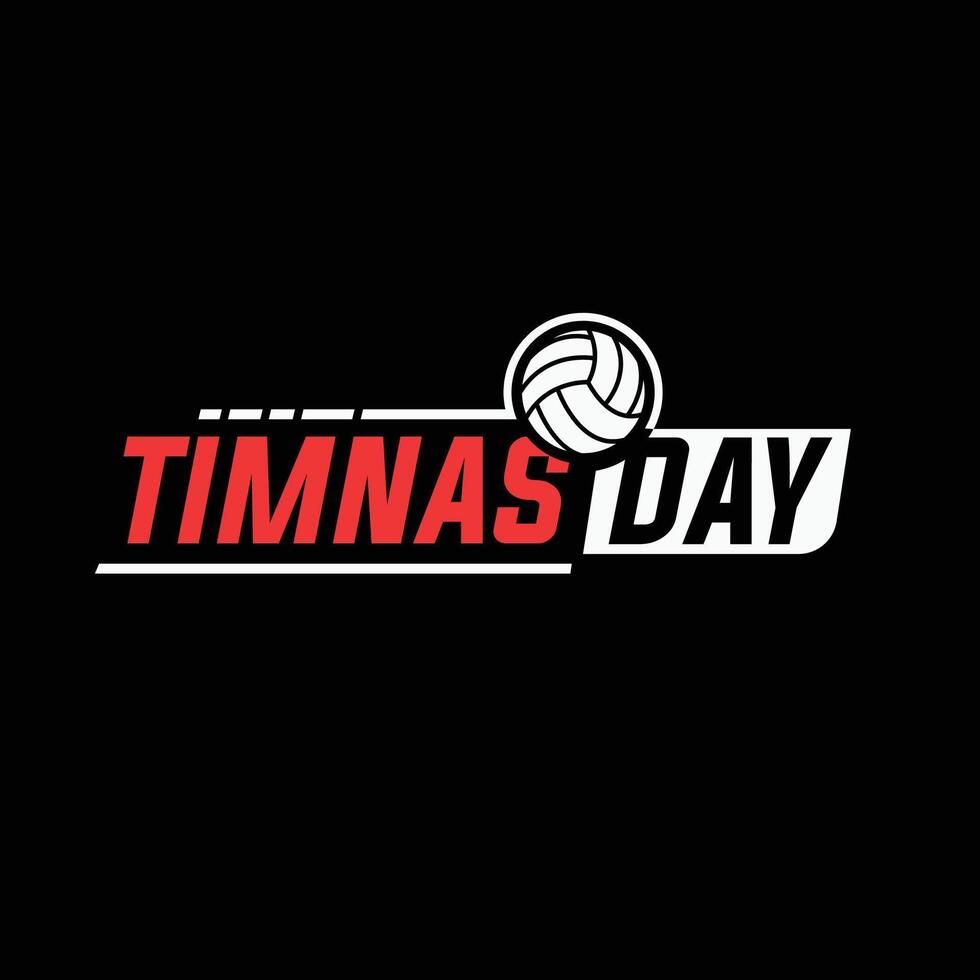timnas day sticker design vector