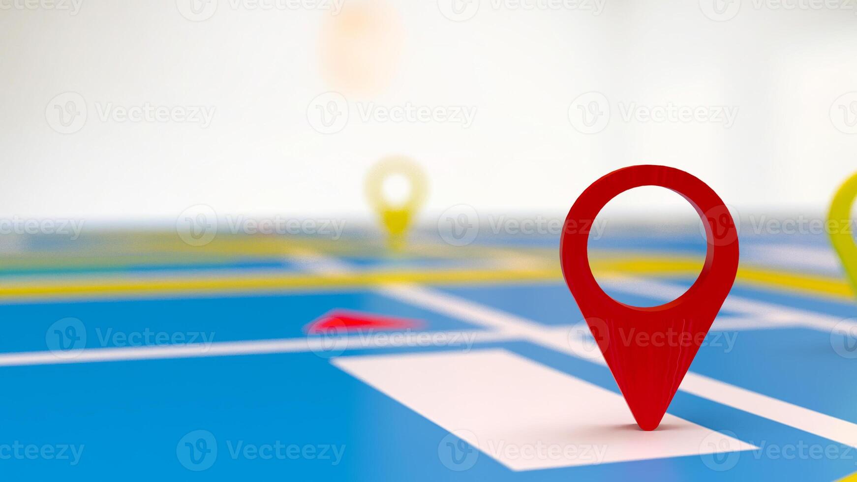 The Check point for travel or applications concept 3d rendering. photo