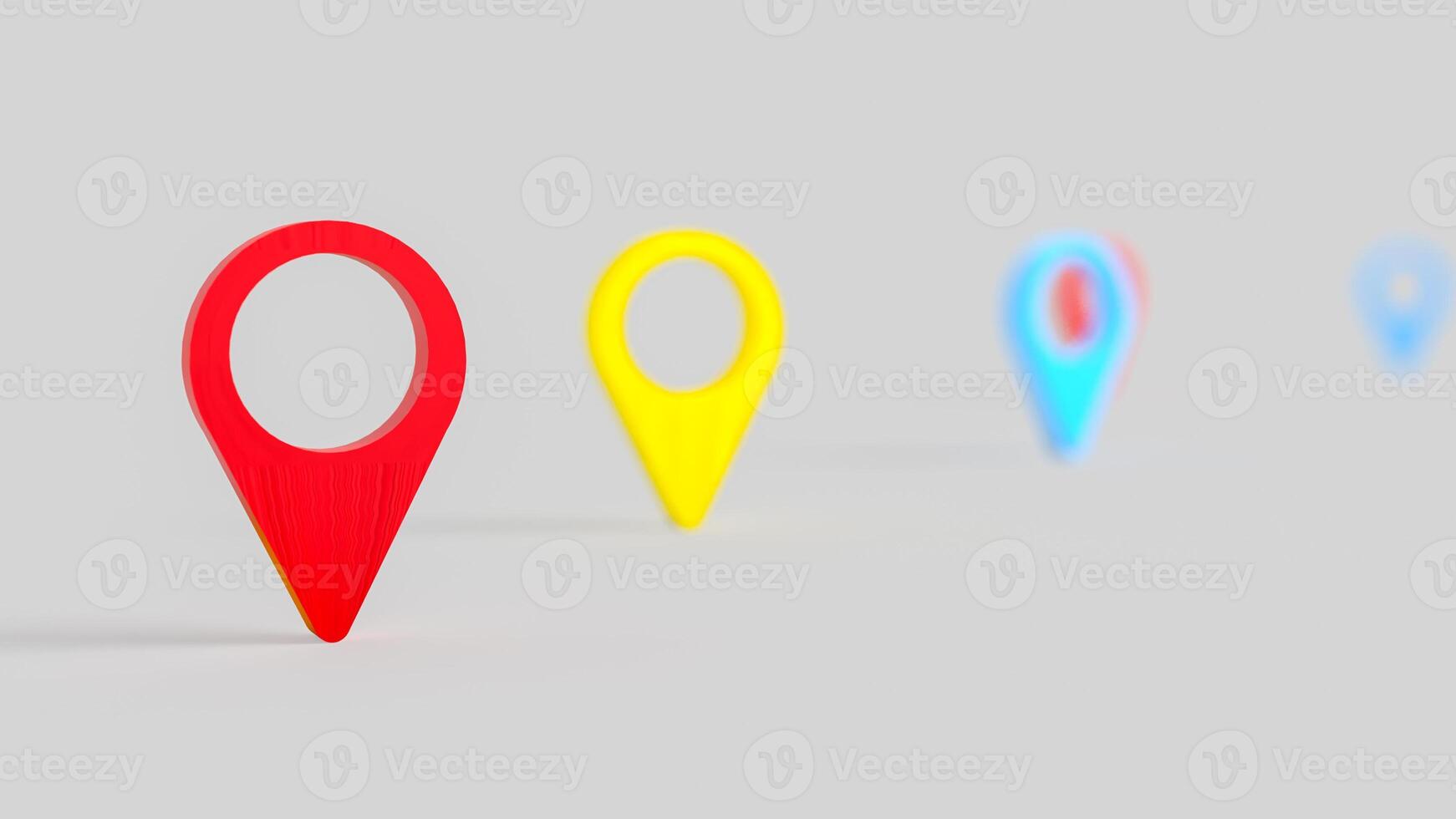 The Check point for travel or applications concept 3d rendering. photo
