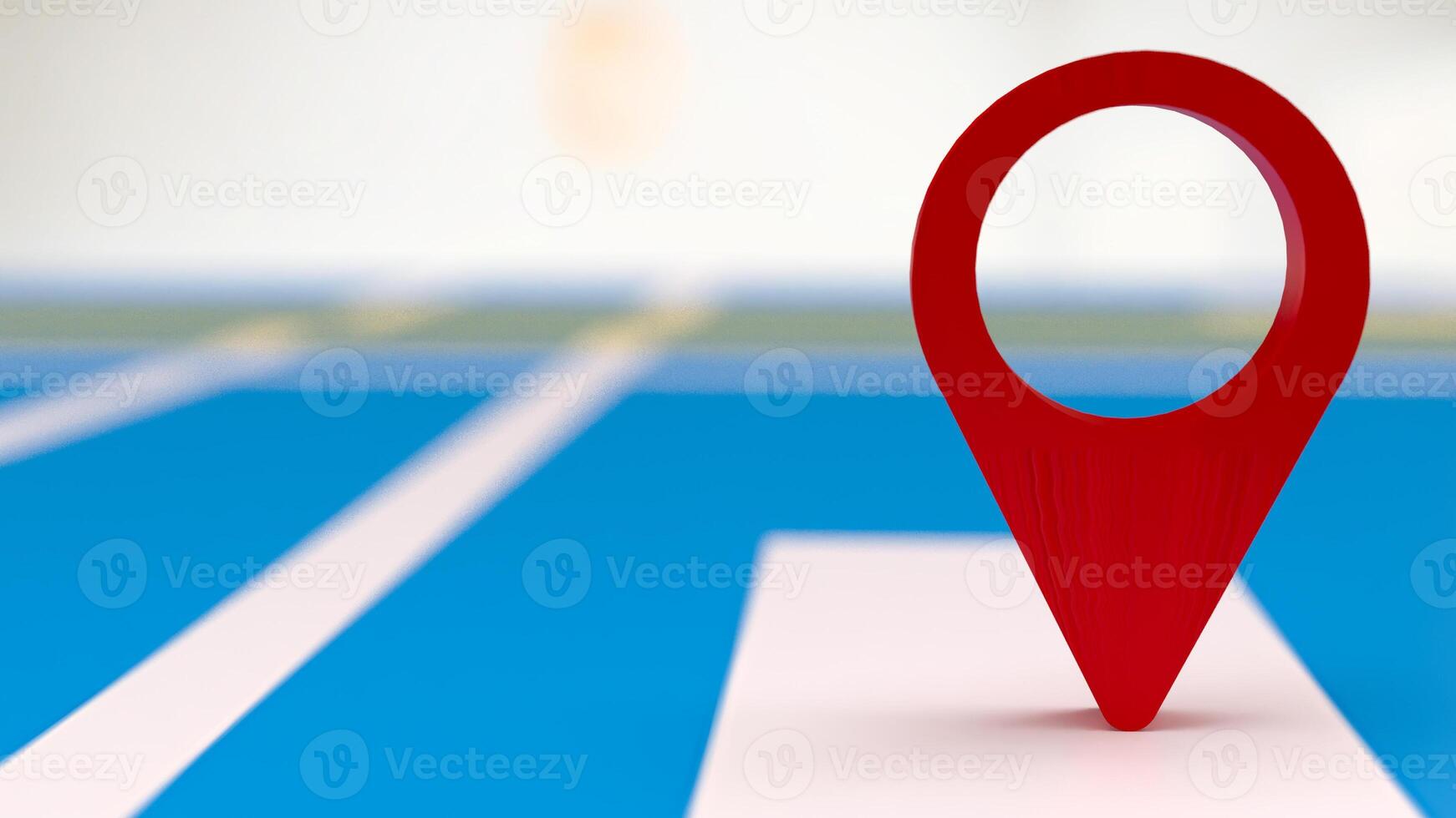 The Check point for travel or applications concept 3d rendering. photo