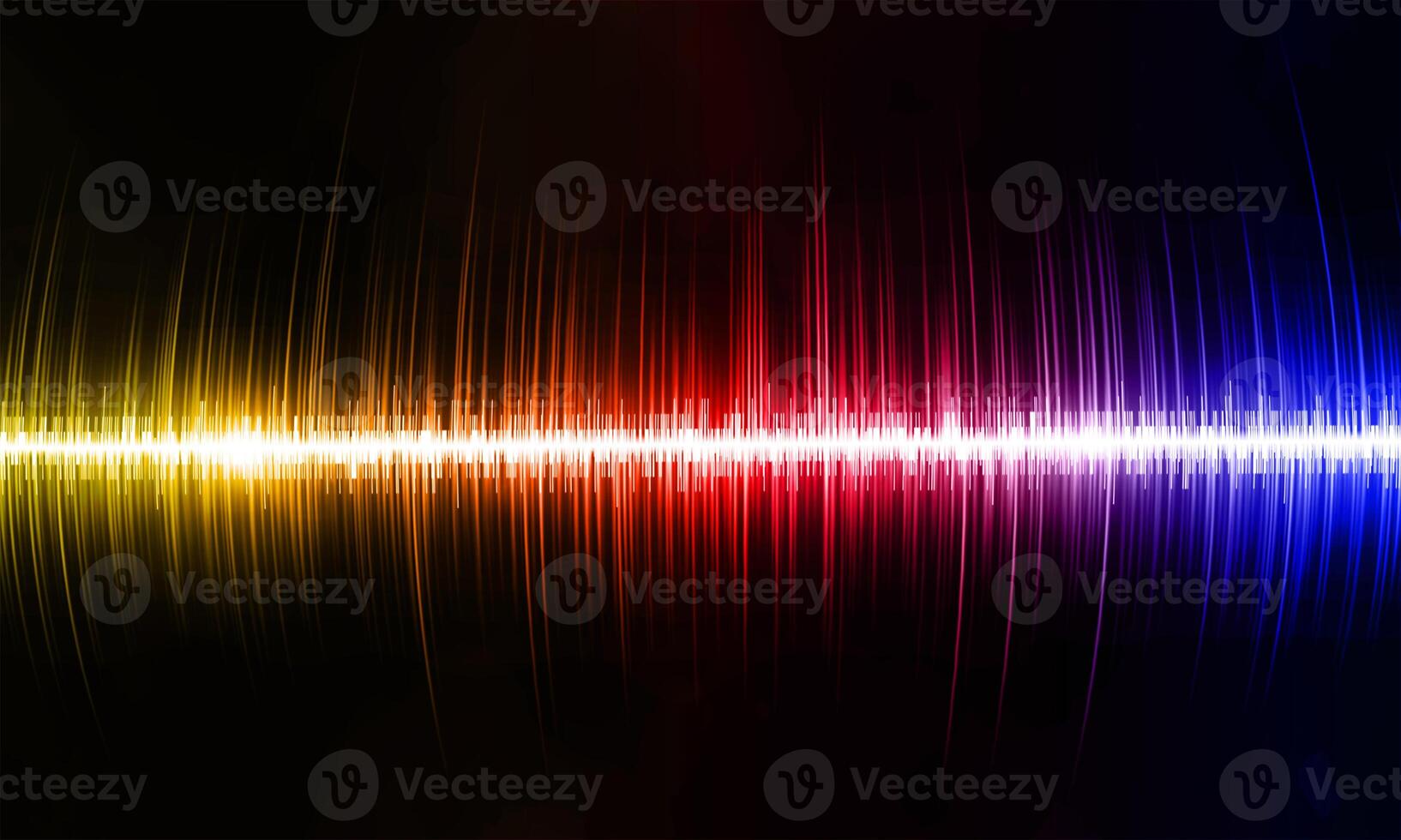 Multicolored curved sound wave illustration photo