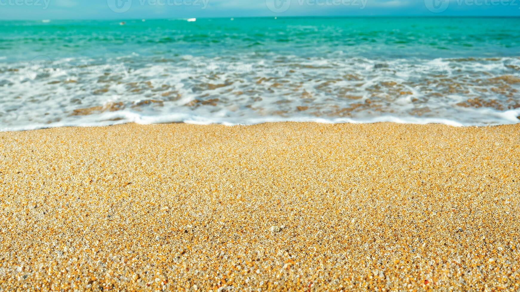 Golden Sands and Azure Ocean Horizon 4 photo