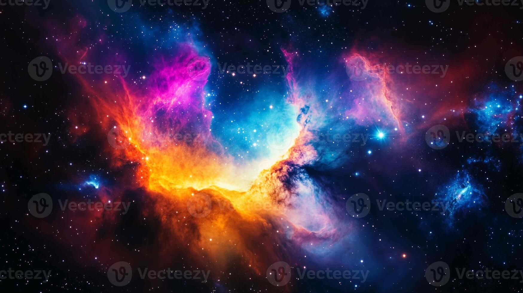 Colorful space galaxy cloud nebula. Stary night cosmos. Universe science astronomy. Supernova background wallpaper photo