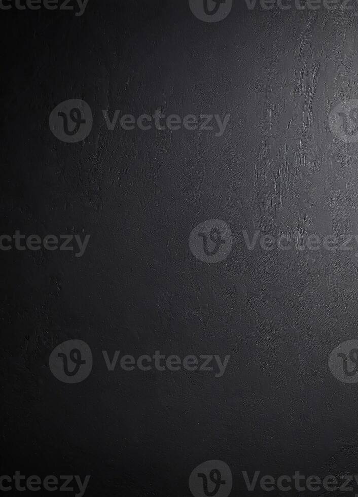Black wall background with gradient texture, A dark, textured background, possibly a wall or floor photo