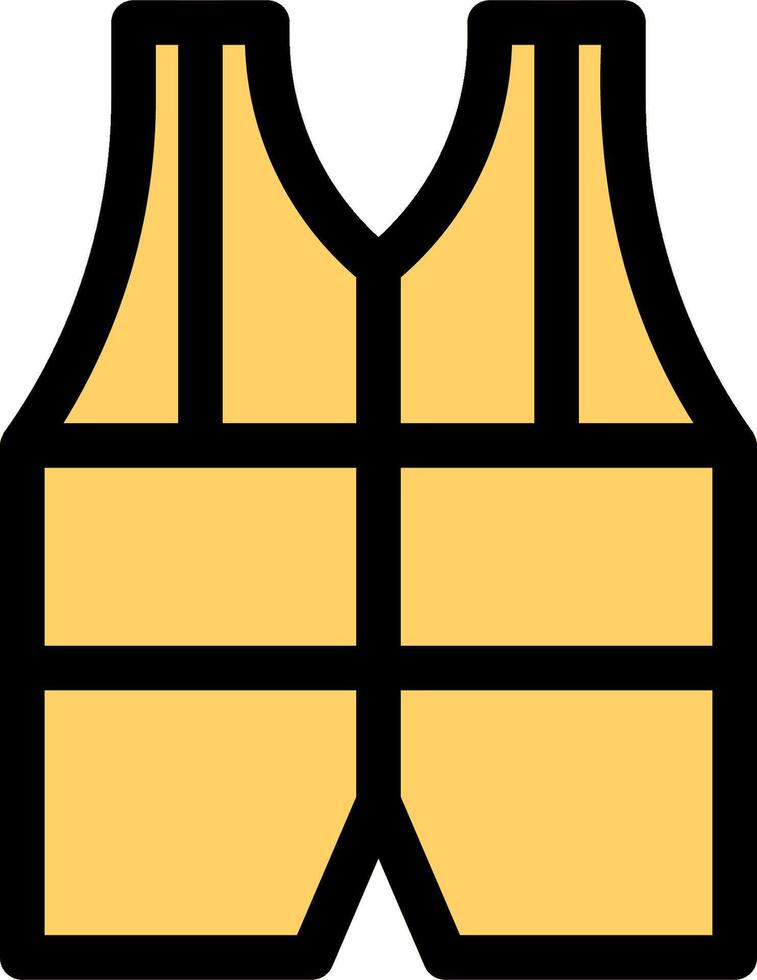 Life vest icon vector