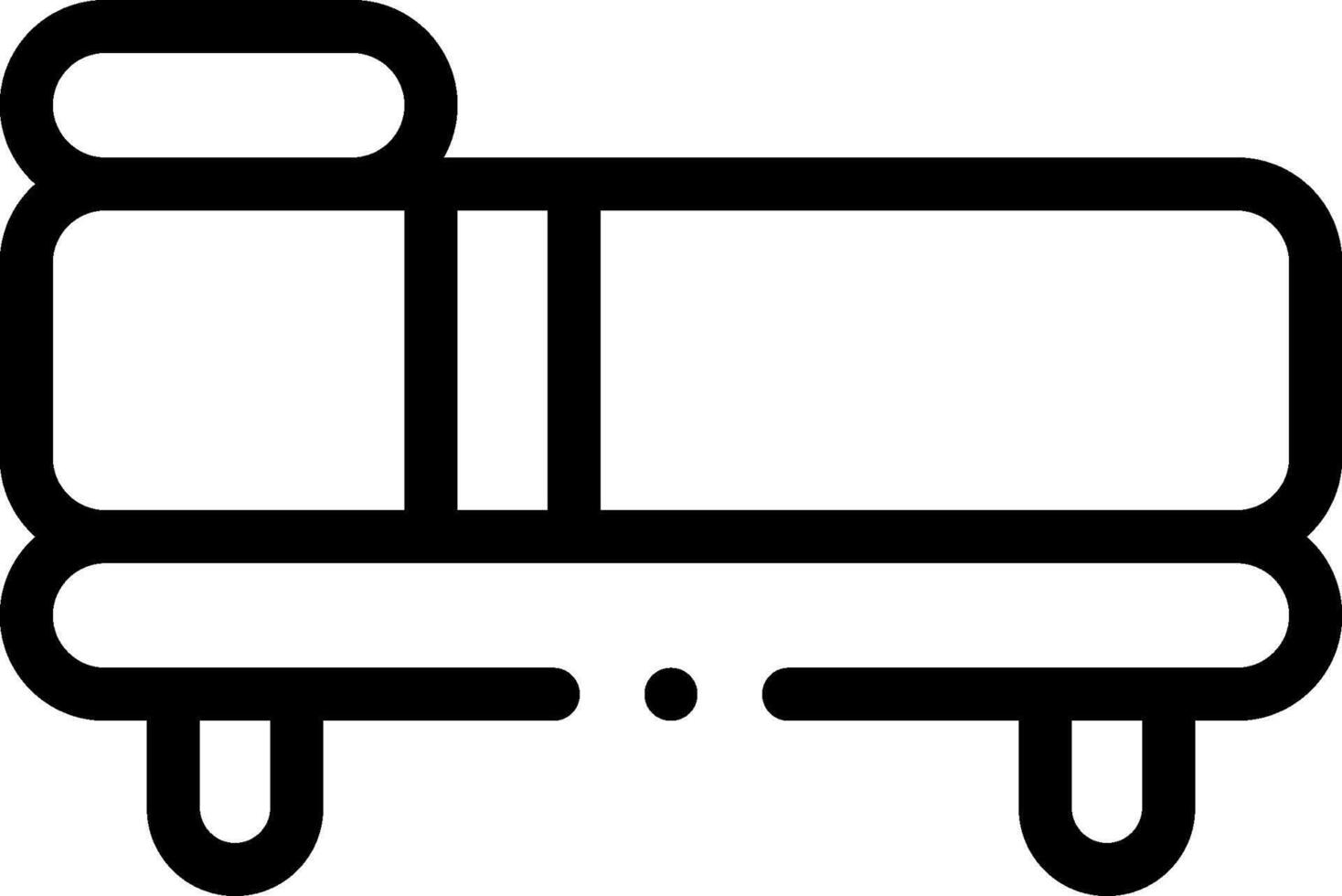 Bed icon illustration vector
