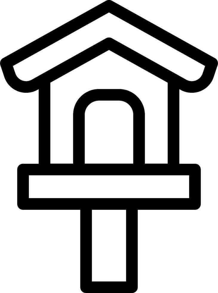 Birdhouse icon illustration vector