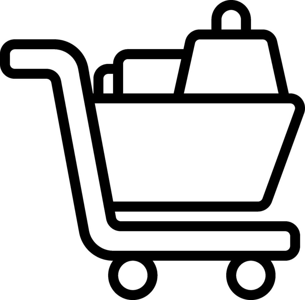 Shopping cart icon price 1 vector