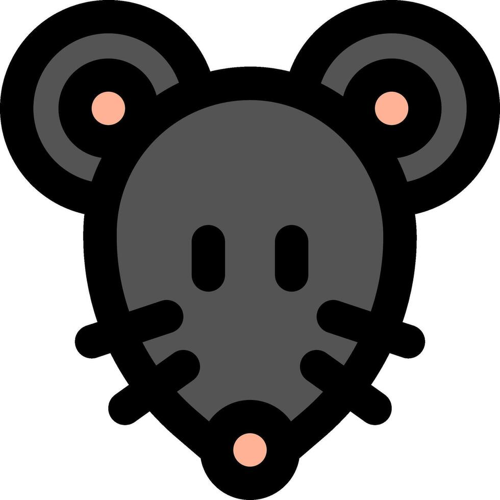 Mouse head icon illustration vector
