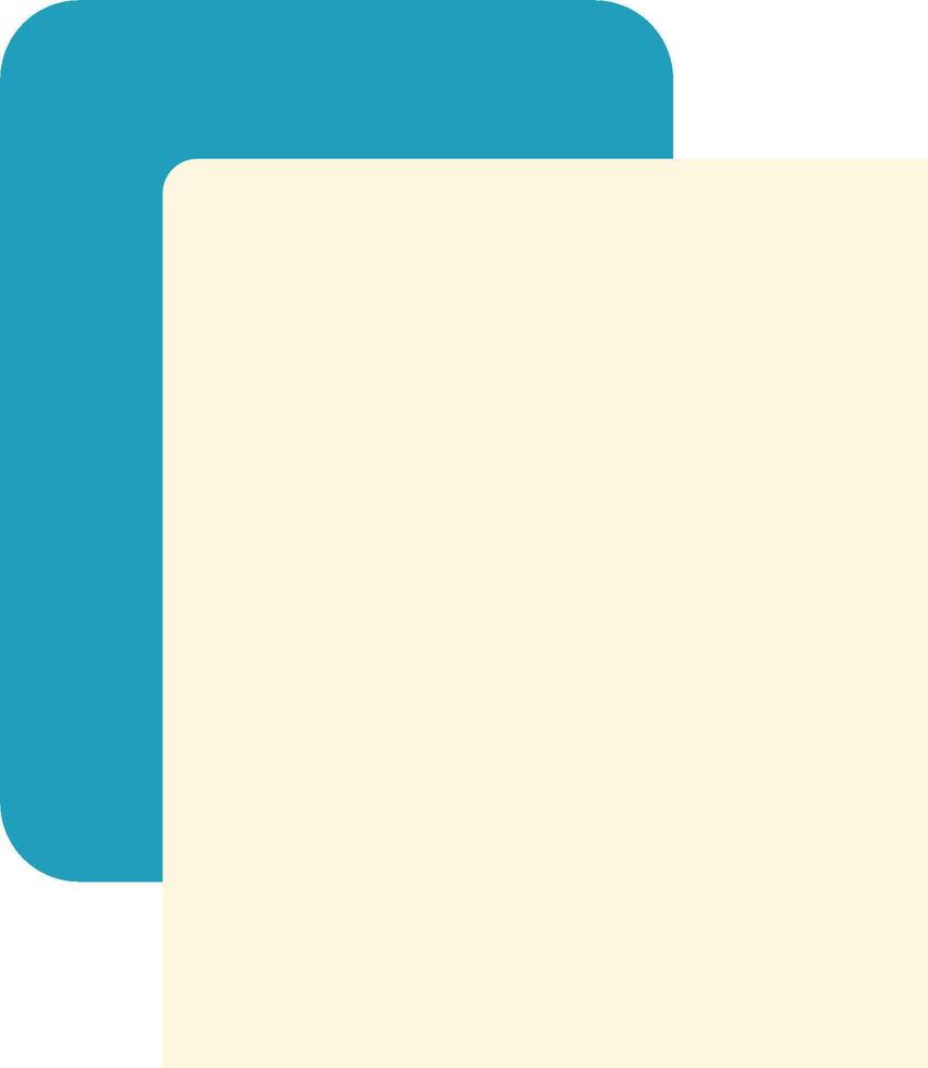 A white square with blue border vector