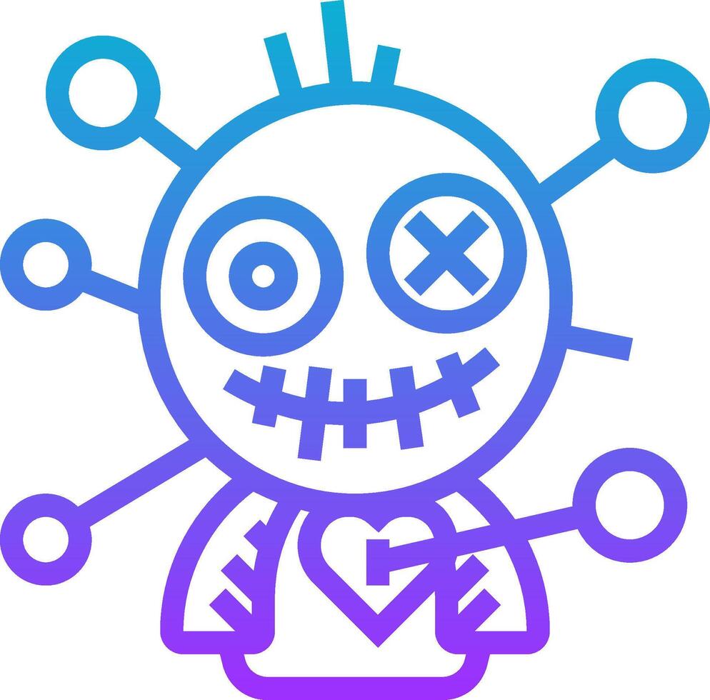 A cartoon character with a heart and a heart vector