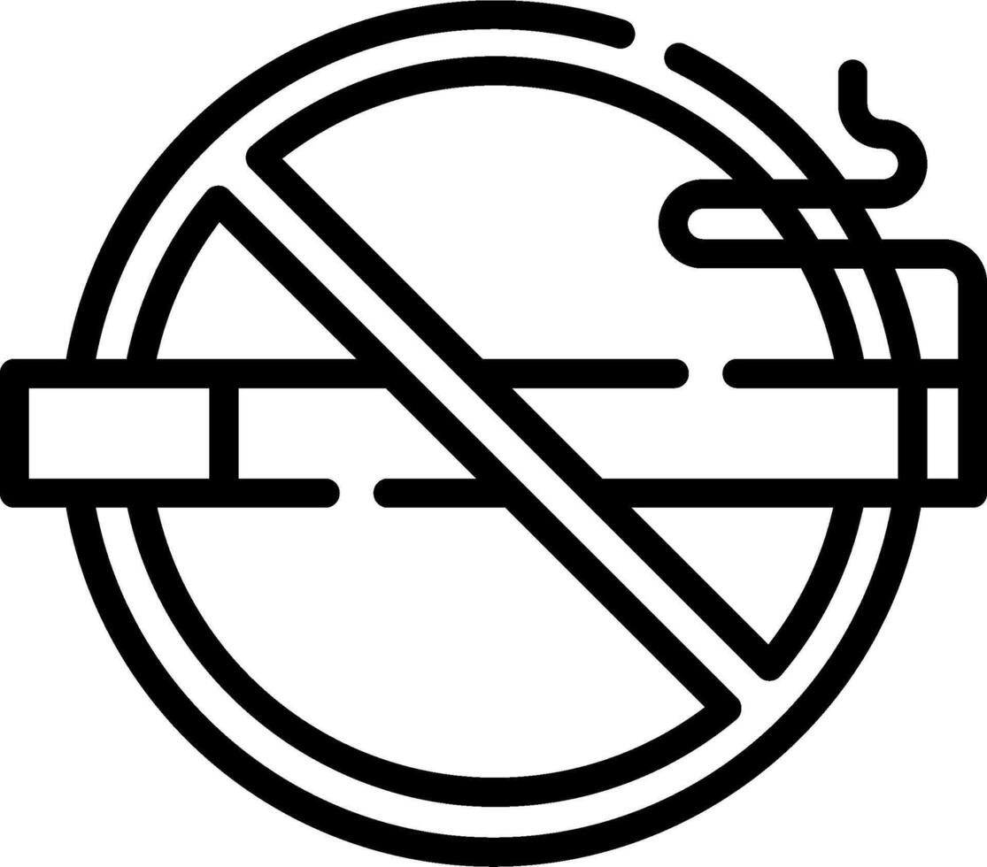 No smoking sign vector
