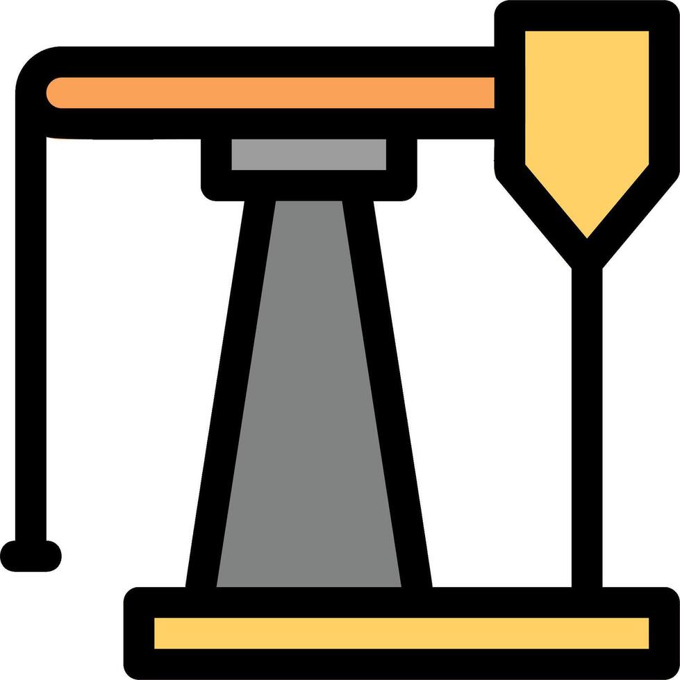 Oil pump icon illustration design vector