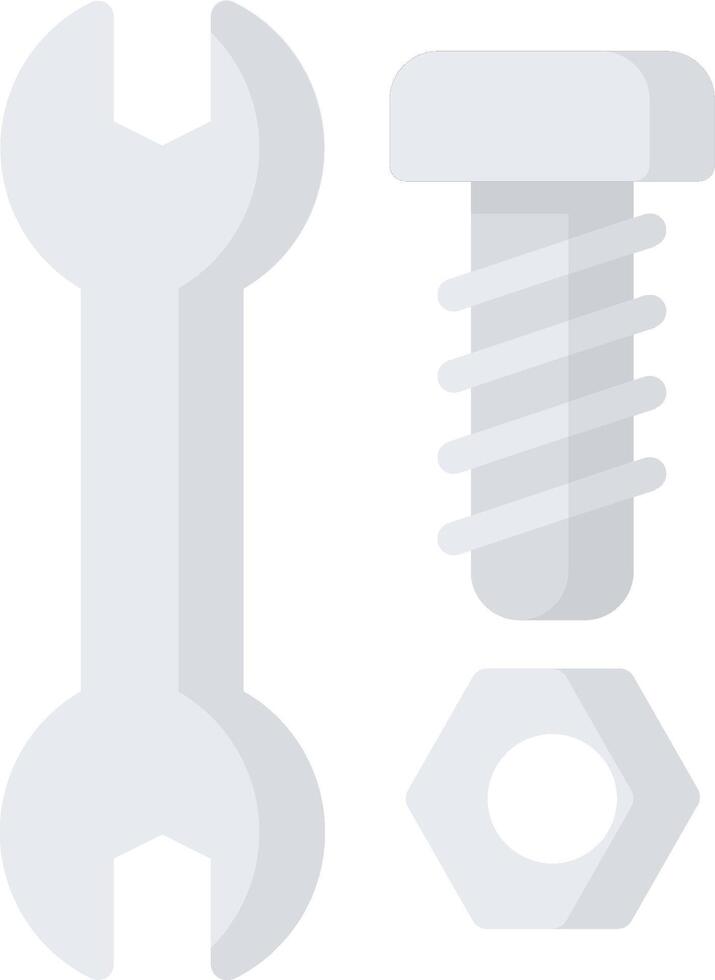 Screws and nuts on a white background vector