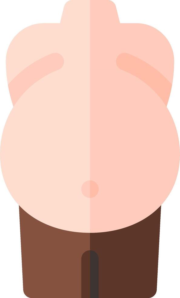 A cartoon pig in a cupcake vector
