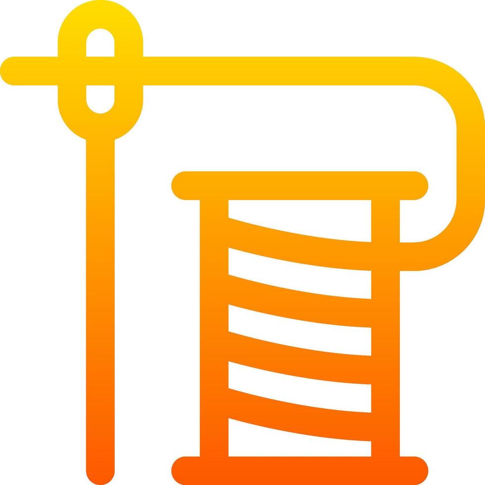 A spool of thread on a white background vector
