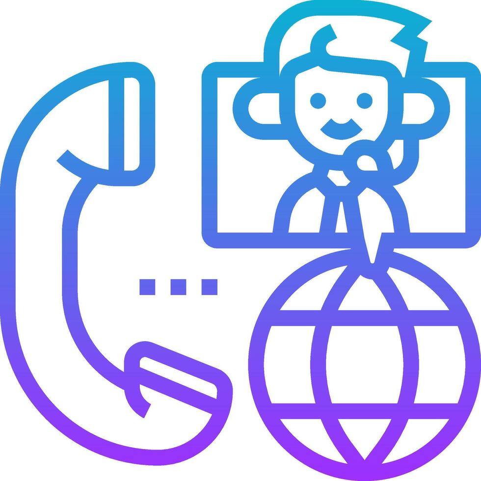 Call center icon vector