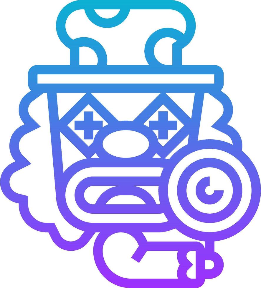 A cartoon character holding a lollipop vector