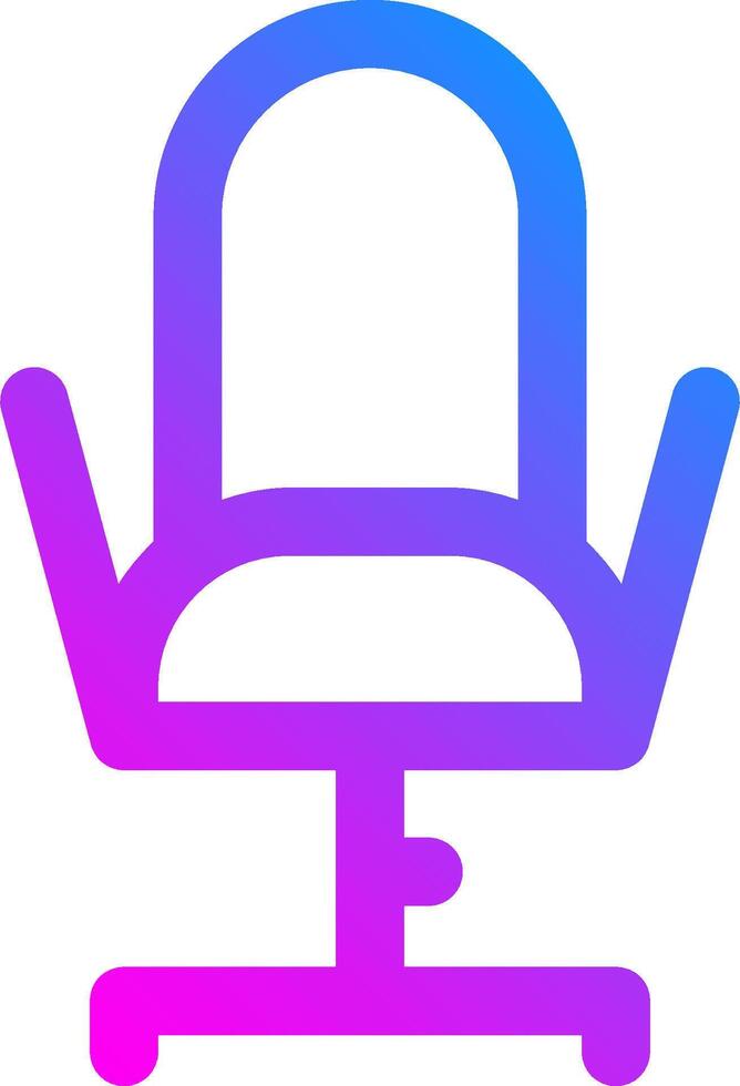 Office chair icon vector