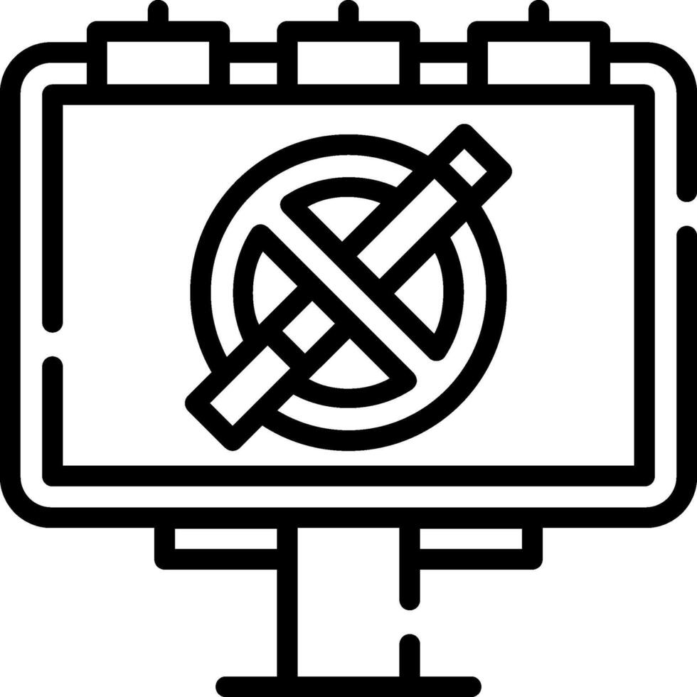No smoking sign illustration vector