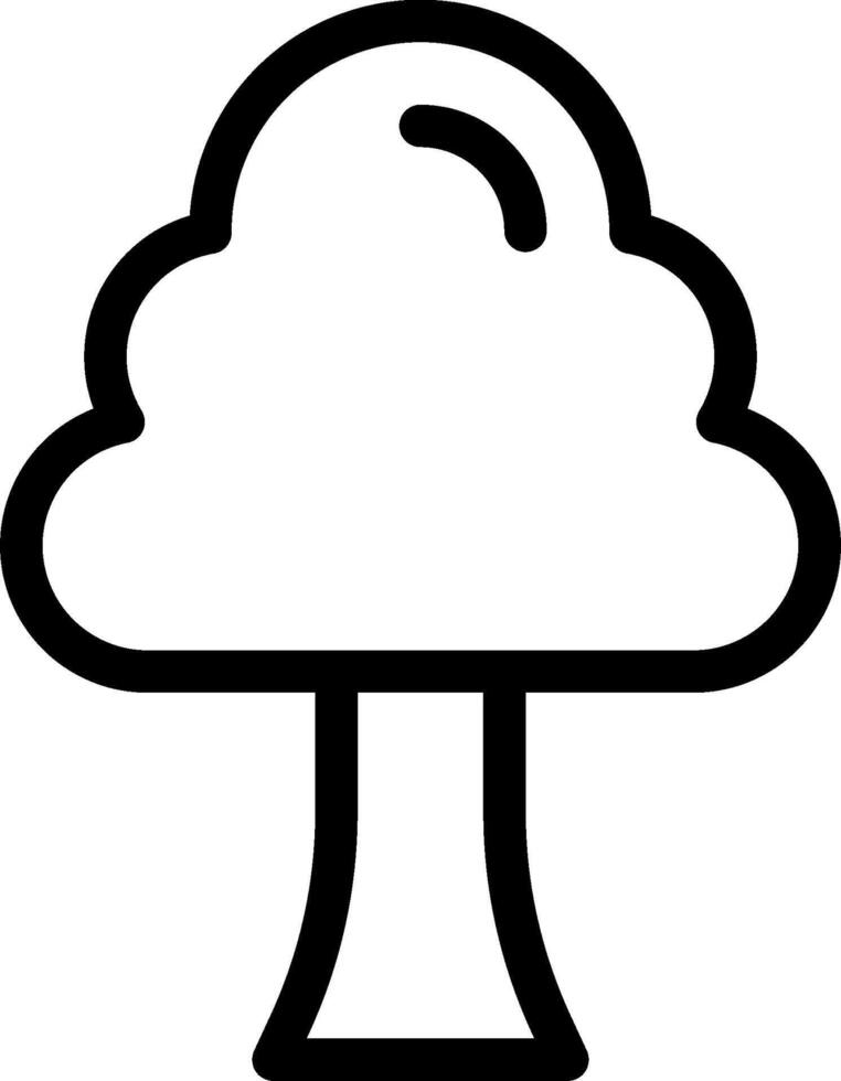 A black and white mushroom icon vector