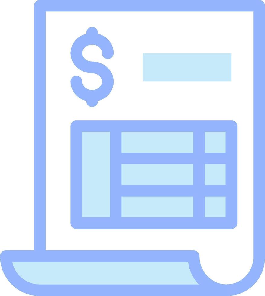 A paper document with a dollar sign on it vector