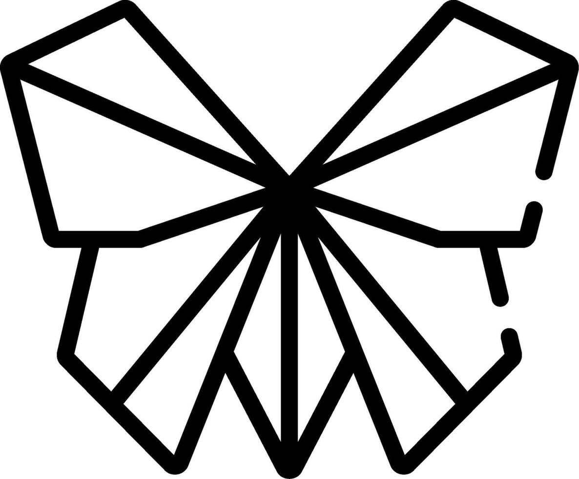 A black and white drawing of a bow vector