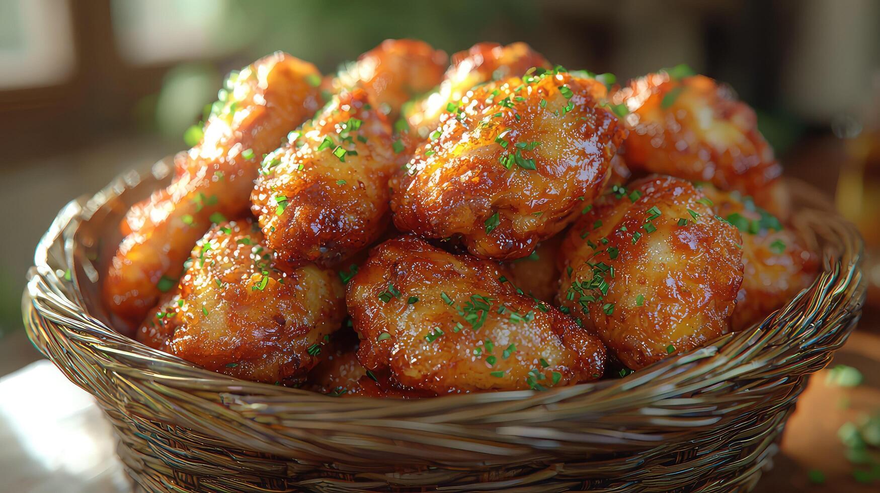 A basket of wings photo