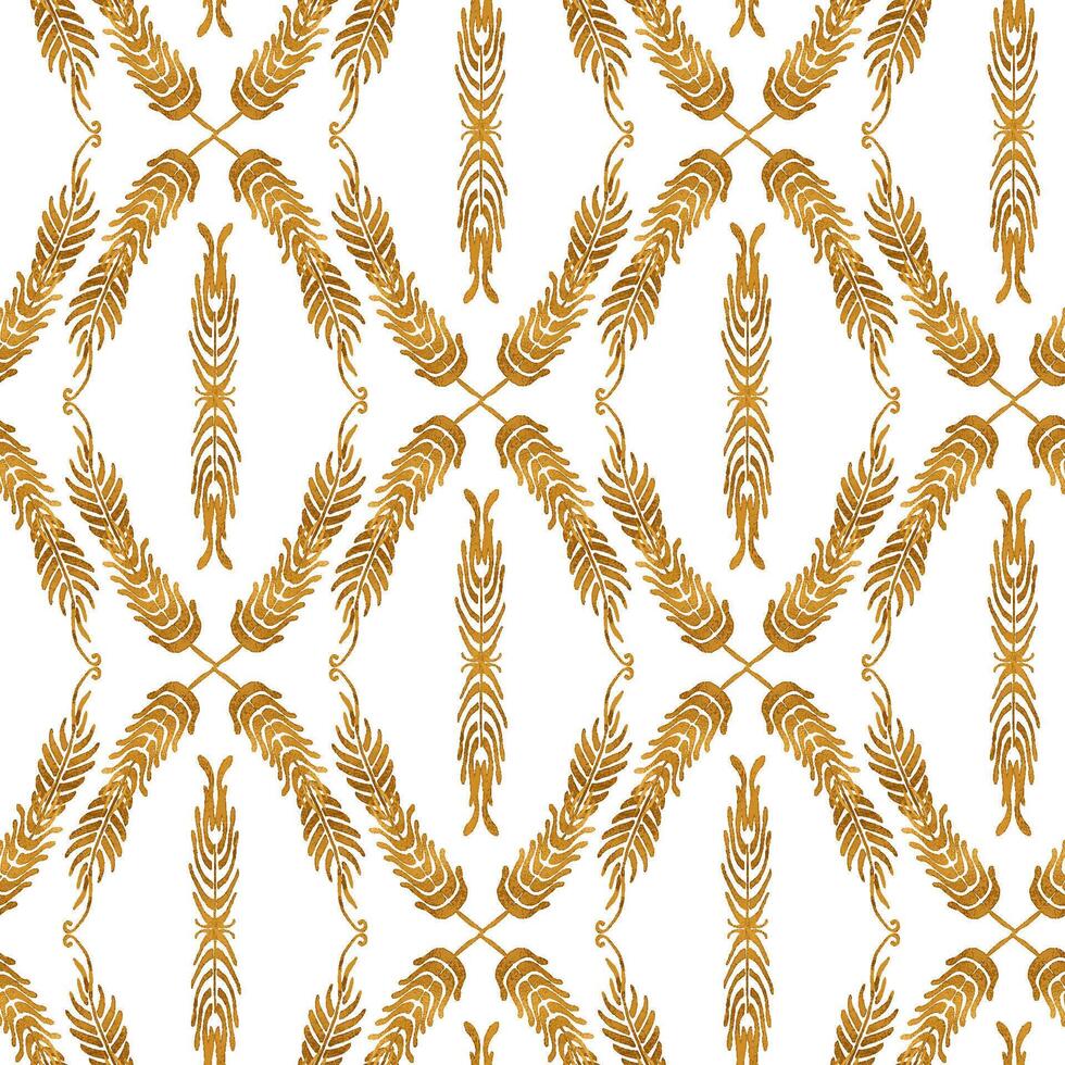 Vintage golden abstract seamless geometry pattern for textile,fabric or wallpaper. background for surface design. vector