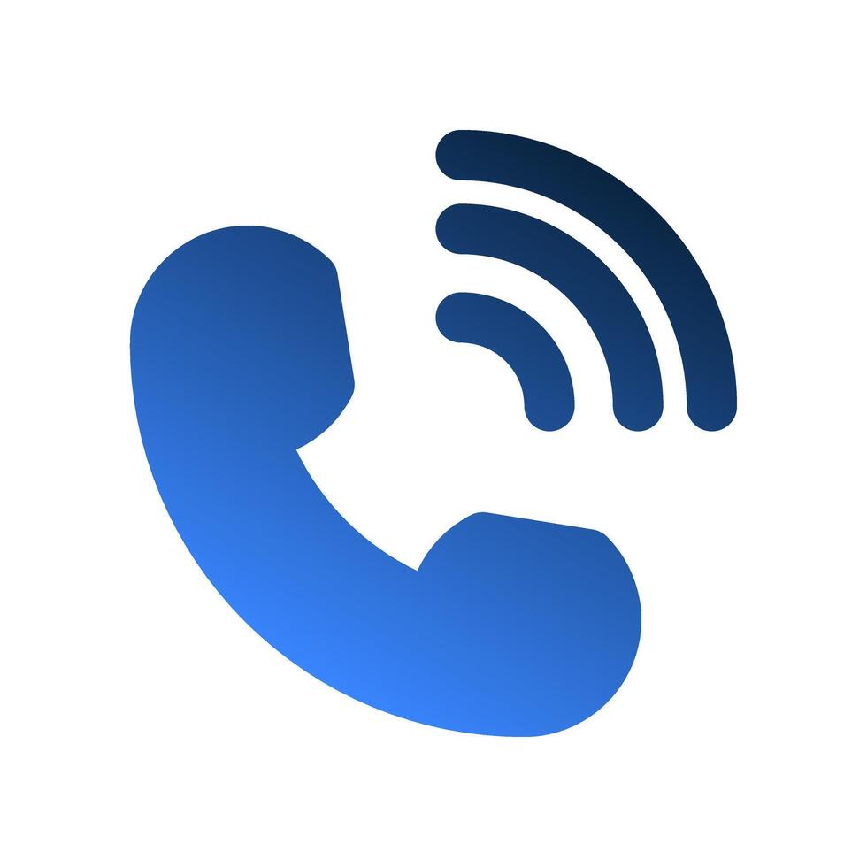 Phone gradient fill icons. symbol technology and communications for responsive user interfaces. vector