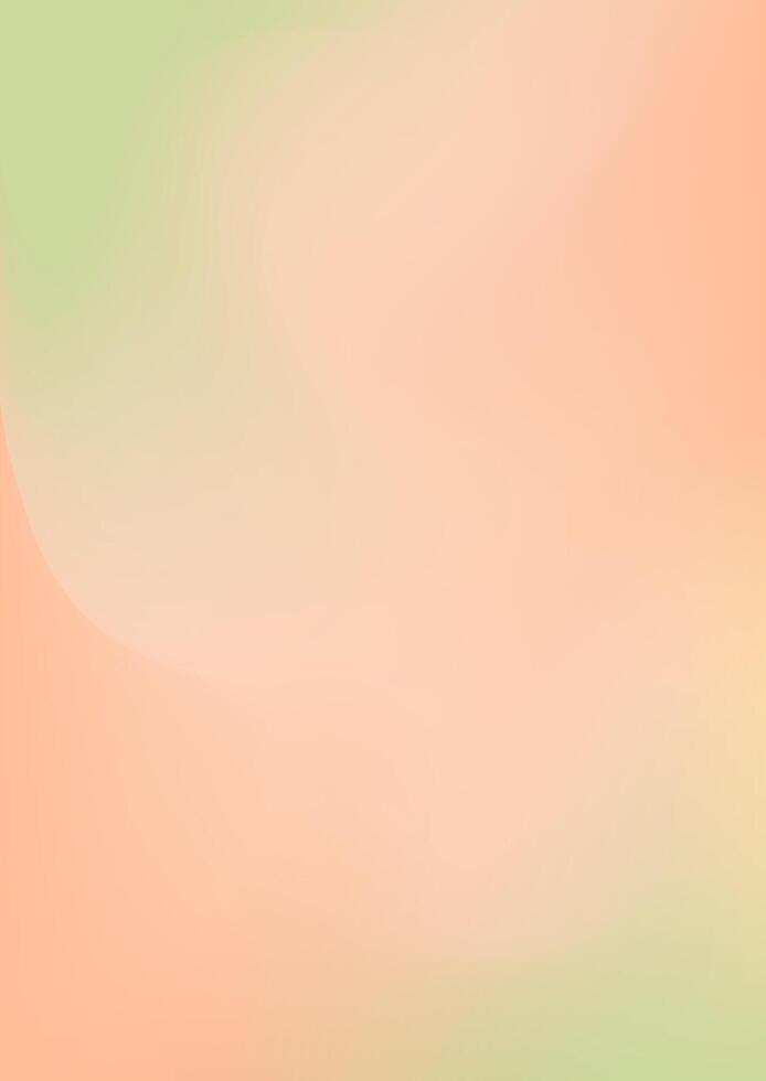 Gradient background in peach, pink and green. vertical wallpaper in retro style is perfect for a cover, social networks or poster vector
